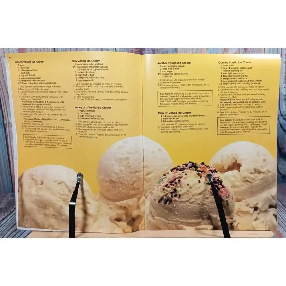 Ice‎ Cream Machine Recipe Book by Montgomery Ward
